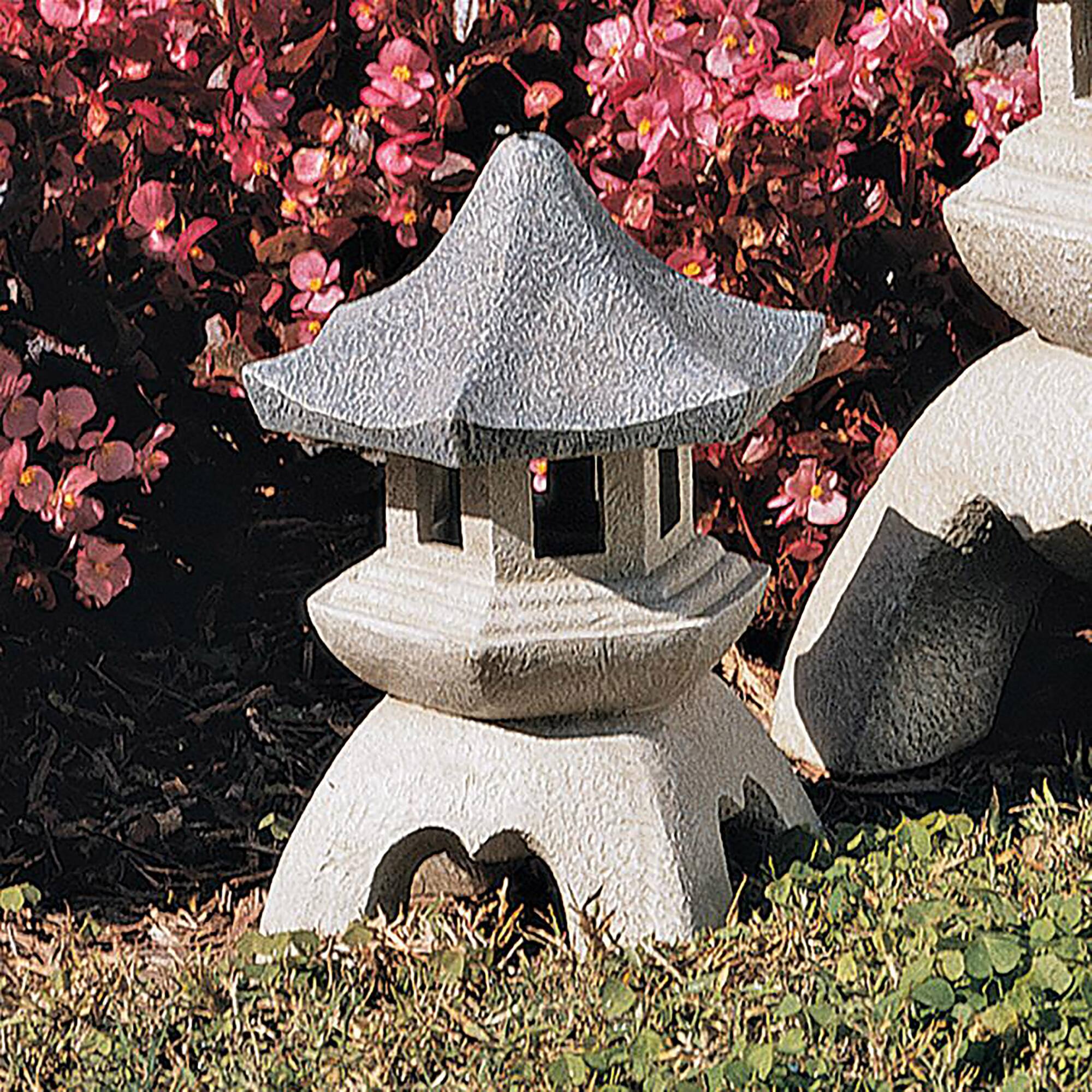 Design Toscano® 10.5" Medium Pagoda Lantern Sculpture